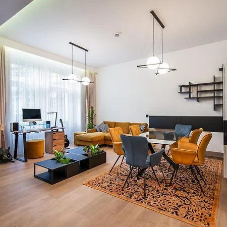 Designovy Apartman Air V Srdci Kralovskych Vinohrad Praga